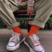 Crew Socks - Soft Cotton Double Needle Knit For Sports & Casual Wear - Breathable & Comfortable - Solid Color Design - Multiple Colors Available_vogvips.com