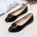 Women's Flat Shoes With Cowhide Sole, 2026 Spring/summer New Style, Casual Shallow-cut Versatile Non-slip Soft Leather_vogvips.com