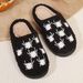Small Order Stock Halloween Spider Autumn Winter Men And Women Couple Cotton Slippers Home_vogvips.com