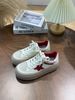 Retro Multi-color Thick-soled Star-patterned Shoes For Women, Stylish, Versatile, Comfortable, Lightweight And Casual, Cute Little Shoes_vogvips.com