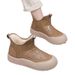 Winter Sheep Wool Thick-Soled Height-Increasing Snow High-Top Comfortable Lightweight Casual Women's Shoes With Fleece_vogvips.com