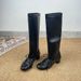 Chunky Heel Long For Women 2025 Autumn Winter New Design With Straps Over-the-Knee Slimming Wide Tube Slouch Round Toe_vogvips.com