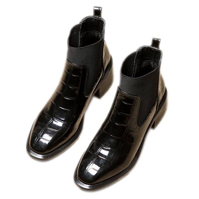Short Boots For Women 2025--1 New Style With Fleece Thick Heels For Autumn And Winter_vogvips.com