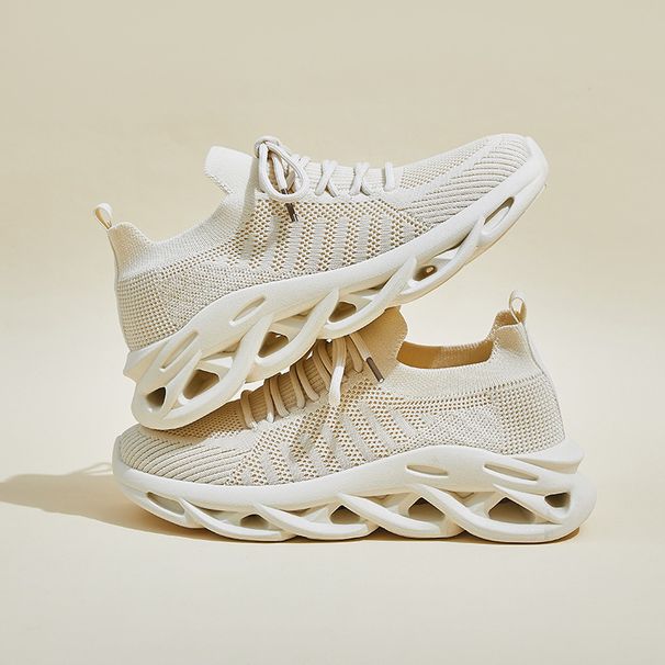 Flying Woven Shoes Breathable Student Sports Shoes Fitness Running Casual Heightening Shoes_vogvips.com