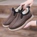 Euro Step Witer New Sheep Wool Dad No-Slip Waterproof Leather Surface Middle-Aged Ad Elderly Cotto Shoes Slip-O Sow Boots_vogvips.com