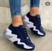 Low top sports shoes women new autumn casual thick soled serrated daddy shoes single shoes_vogvips.com