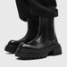 Men's High-top Sleeve Chelsea Boots Thick-soled Heightening Tooling Boots Retro Martin Boots_vogvips.com