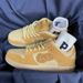 Wheat Color Couple Niche Design Casual Sneakers Women Ins Trend Thick Sole Sports 2023 Spring Men Shoes_vogvips.com