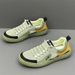 Flat Men's New Breathable Casual Summer Trend, Low Top Sports Shoes, One Foot Mesh Board Shoes_vogvips.com