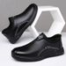 TerraStride Autumn Casual Leather British Style Business Men's Middle-aged And Elderly Soft Sole Slip-on Lazy Shoes_vogvips.com