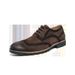 Large Size 46 Brogue British Style Lace-up Men's Breathable Casual Business Leather Shoes_vogvips.com