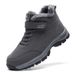 New Winter Boots For Men Waterproof PU Leather Warm Snow Ankle Boots Outdoor Warm Plush Non-slip Work High-top Casual Shoes_vogvips.com
