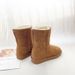 5825 Sheepskin Integrated Snow Boots For Women, Mid-Calf, Winter Warm Thickened Wool Boots, Northeast Non-Slip Cotton_vogvips.com
