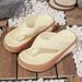 Summer EVA Thick Soled 6cm Flip Flops For Women To Wear Outside To Increase Height, Soft Sole, Wear Resistant Flip Flops Ins Trend_vogvips.com