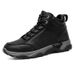 Men's Shoes Casual Black Work Shoes Waterproo Labor Urance Outdoor Mountaineering High-top Martin Boots_vogvips.com