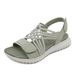 1109-A102024 Summer New Women's Light Sports Style Comfortable Rubber Band Large Sandals_vogvips.com