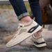 Men's Shoes Mesh Day Thin Single Mesh Casual Sports Lace-up Mesh Shoes_vogvips.com