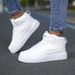 New Style Men's Casual Shoes, Trendy, Breathable, Versatile, Sports White Sneakers, Leather Trendy Shoes_vogvips.com
