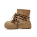 High-Quality Fashionable Thick-Soled Snow For Women 2025 Winter Fleece-Lined Thickened Warm Lace-Up Cotton Short Boots_vogvips.com