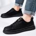 Men's British Casual Shoes Breathable Sneakers Retro One-pedal Board Shoes_vogvips.com