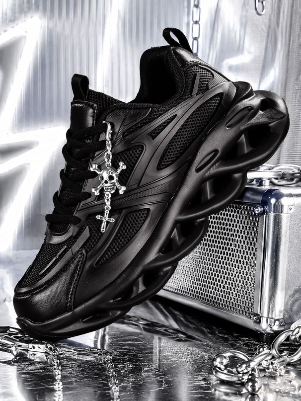 Women's 2026 New Dark Gothic Style Thick-Soled 5cm Height Increase, Vulcanized Shoes, High Subculture Trend, Versatile_vogvips.com