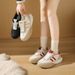Small Niche Design Thick Soled Forrest Gump For Women, Winter New Item With Plush Dad Casual Sports Shoes_vogvips.com