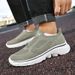 Cross-border Large-size Popular Slip-on Dad Soft-soled Sports Casual Shoes, Lightweight Mesh Breathable Walking Shoes_vogvips.com