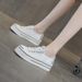 thick-soled Little White Shoes Female Students Casual Versatile Low-top Thick-soled Heightening Canvas Shoes Women's Shoes_vogvips.com