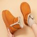 Snow Winter Cold-Proof Warm Women's High-Top Non-Slip Cotton Shoes Thick Sole Thickened Long Boots_vogvips.com