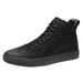 High-top Men's Cowhide Board Shoes, Velvet Warm Large-size Men's Boots, Martin Boots, Sports And Leisure Leather Shoes._vogvips.com