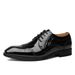 Euro Step Large Size Leather Pointed Toe Wedding Men's Brogue Suit Carved Gentleman Business Formal Casual Shoes_vogvips.com