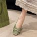 Color Matching Round Head Retro Bow Single Shoes National Style Light Mouth Soft Sole Ballet Shoes Flat Single Shoes Women_vogvips.com