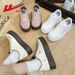Women's White Sneakers, 2026 New Spring Hot-selling Thick-soled Height-increasing Shoes, Versatile Sports Sneakers For Women_vogvips.com