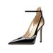 Pointed High Heels For Women Stiletto Spring New Sexy Rhinestone Temperament Baotou Sandals Single Buckle Shoes_vogvips.com