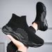 Autumn New Mid Length Socks And Shoes, One Step Stepping Large Elastic Socks, High Top Casual Sports Couple Shoes_vogvips.com