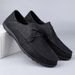Euro Step Loafers 2025 Autumn New Large Size Ultrafine Lace-up Fashion Moccasins Classic Men's Leather Shoes_vogvips.com