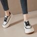 White Pillow Crane Thick-soled White Sneakers For Women, 2025 Spring And Autumn New Model, Versatile Height-increasing_vogvips.com