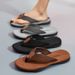 Men's Flip Flops For Summer Wear, Trendy Korean Version, Personalized Rubber Anti Slip Fashion, Internet Celebrity Clip_vogvips.com