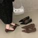 Elegant Pointed-Toe Kitten Heel Pumps For Women - Classic Red & Black Flats With Slim Heel For Office & Daily Wear_vogvips.com