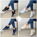Women's Shoes Spring And Autumn New Large Size Thick Bottom Color Matching Leisure Low Top Sports_vogvips.com