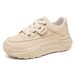 Women's Casual Shoes, Single Shoes, Women's Shoes With Tire Soles, White Sneakers_vogvips.com