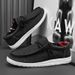 Casual Breathable Lightweight Slip-On Flats Simple Comfortable Solid Color Soft Sole Shoes Men Shose For Sale Loafers_vogvips.com