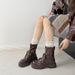 Platform Short Women Martin 2025 New Lace-up British Style Summer Versatile Back Zipper Slimming Boots_vogvips.com