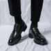 Euro Step Large Casual For Men Size 46 Men's Brogue Floral Business Pointed Toe Height-Increasing Leather Shoes_vogvips.com