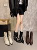 Maillard Pointed-toe Short-top Versatile Boots For Women In The 2025 Autumn/winter Season_vogvips.com