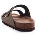 Comwarm Men's Cork Footbed Arch Support Summer Outdoor Sandals With Adjustable Buckle Leisure Men Leather Slides_vogvips.com
