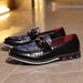 Suitable For All Seasons Loafers Men 2024 Spring Autumn Slip-On Lazy Casual Single New Men's Leather Shoes_vogvips.com