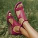 Classic Plus Size Women's Wedge Sandals With Roman Style Height Increasing High Heels For Women_vogvips.com
