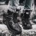 Fashionable High Top Cotton Boots For Winter Outdoor Snow Boots For Women, With Added Fleece And Thick Insulation_vogvips.com