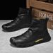 European Warm Series 2025 Autumn New Men's Trendy Versatile Work Shoes British Style Short Mid-Top Boots_vogvips.com